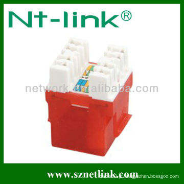 Rede gato 6a rj45 utp keystone jack